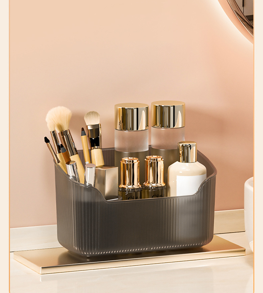 Desktop Cosmetics Storage Box Toiletries Cotton Swab - Temu