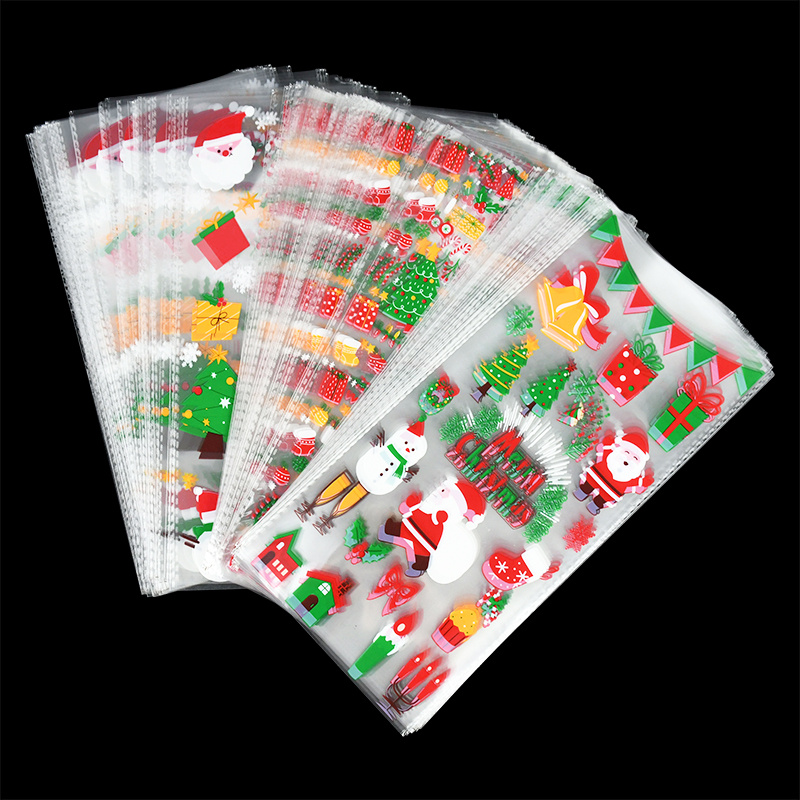 Christmas Santa Claus Snowflakes Xmas Packaging Pouch - Temu