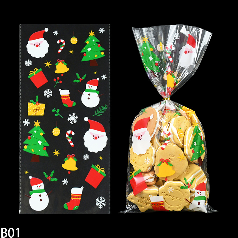 Christmas Santa Claus Snowflakes Xmas Packaging Pouch - Temu