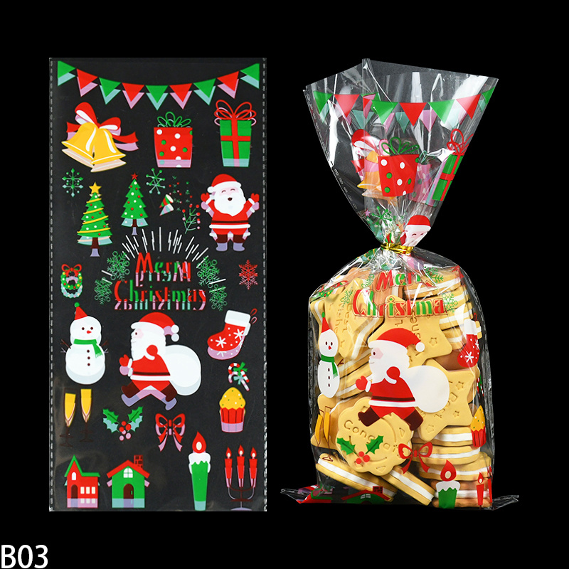 Christmas Santa Claus Snowflakes Xmas Packaging Pouch - Temu