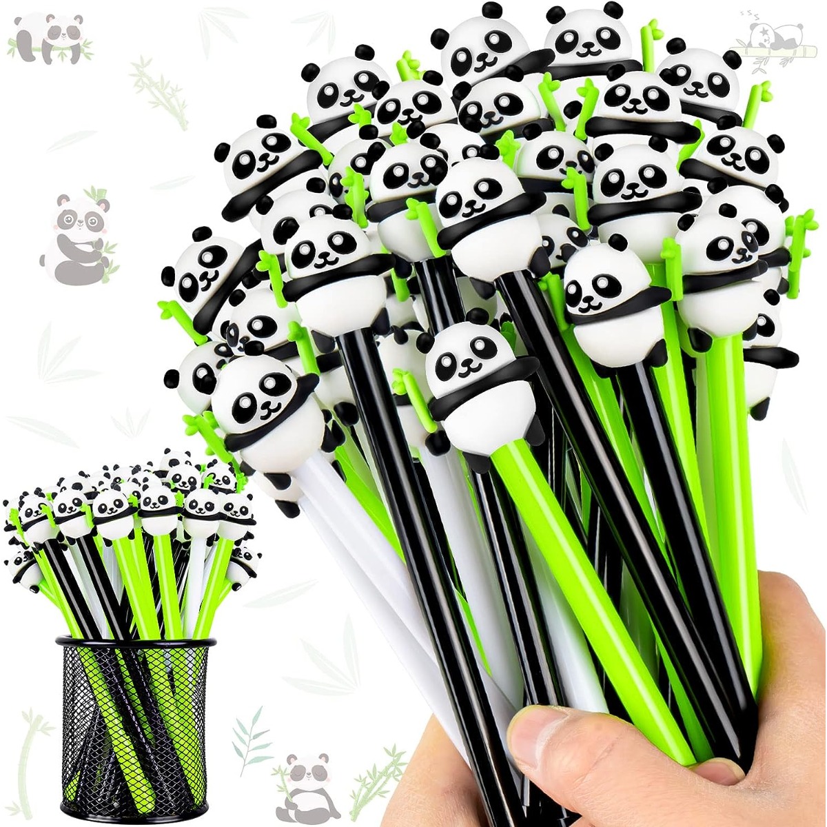 1PC Cartoon Fun Pens for Kids, Cute AnimalsPens Black Gel Ink Cool Pens for  Girls, Funny Writing Pens Teachers School Office Easter Day Gifts  Supplies(Random Style)