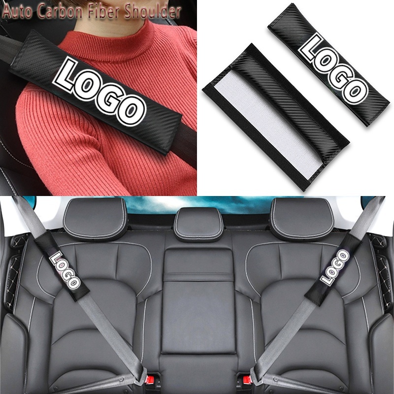 For Car Logo Seatbelt Shoulder Pads Embroidery - Temu