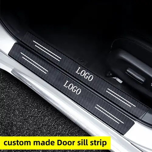 Autotürschwellen-Verschleißplatte, Kohlefaser-Einstiegsleisten-Aufkleber  für Toyota Kluger Auto-Türeinstiegspedalschutz