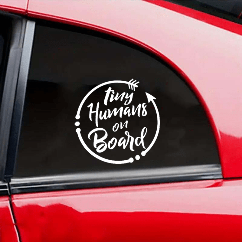 Tiny Humans Board Decal Car Sticker Laptop Bottle Truck - Temu New Zealand