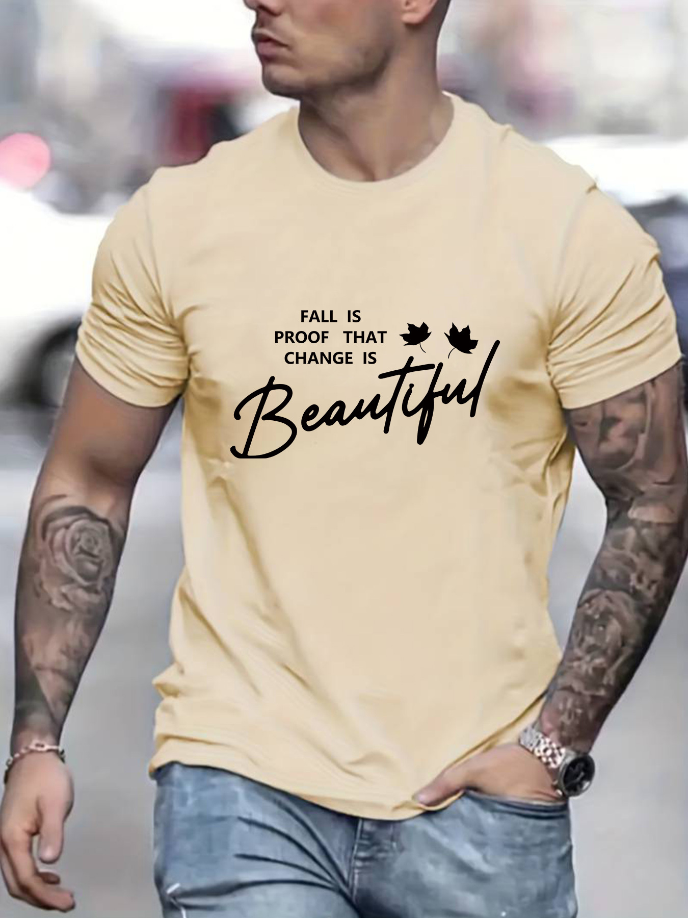 Camiseta De Cuello Redondo Con Diseño Gráfico Para Hombre, Cómoda Y Casual  Para El Verano, Ropa De Hombre Para Vacaciones Diarias En Resorts - Temu  Mexico