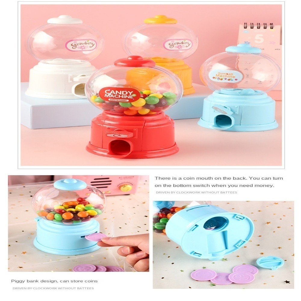 Plastic Candy Machine Portable 8 Colors Sweets Money Saving - Temu