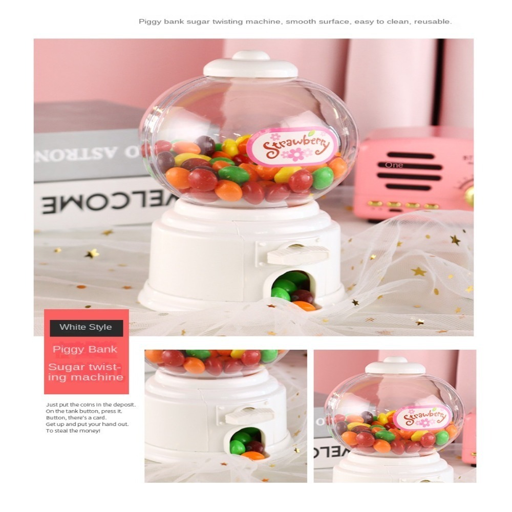 Plastic Candy Machine Portable 8 Colors Sweets Money Saving - Temu