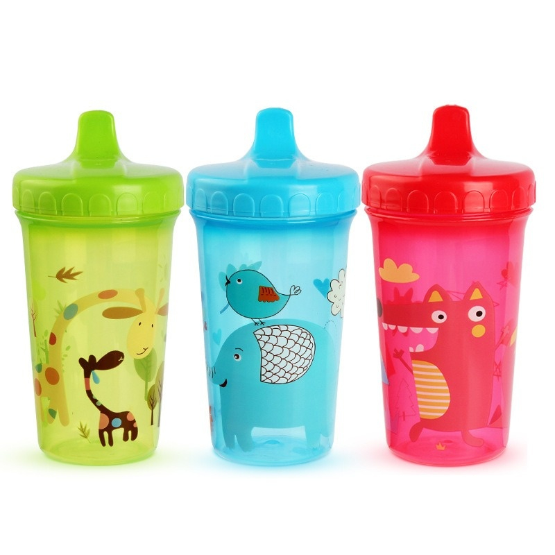 Sippy Cups Cute Leak Proof Sippy Cup With Handles And Scale Non Spill Sippy  Cup For Toddlers With Handle Portable Water Bottle