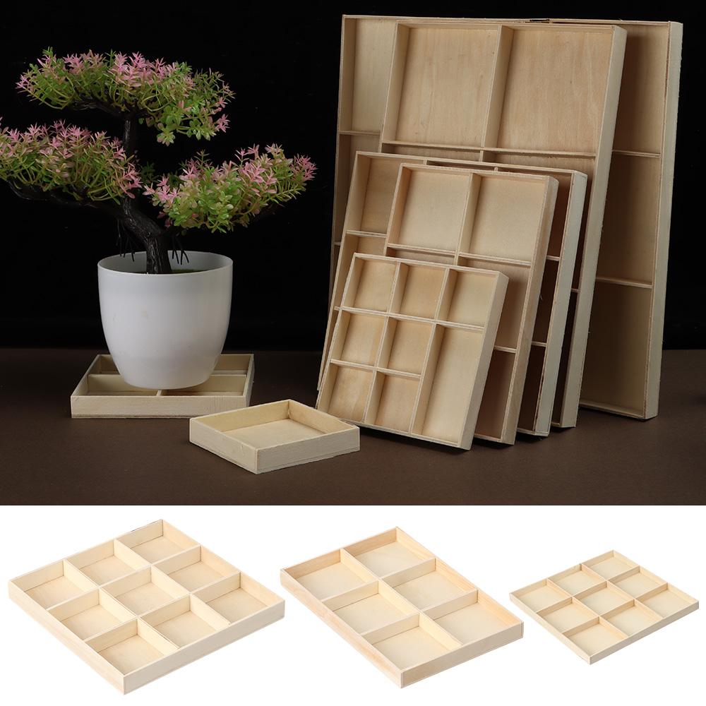Wooden 30 Compartment Display Box Storage Box Small Organizer Box