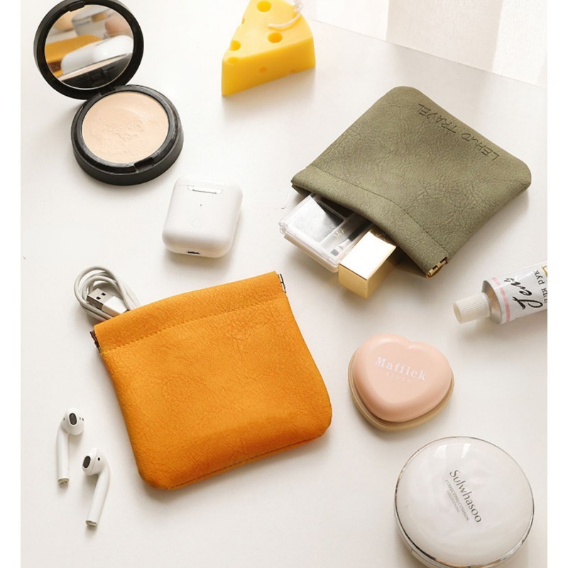 Small Makeup Bag For Purse, Makeup Pouch Small Cosmetic Bag Mini Portable  Handbag For Women And Girls - Temu