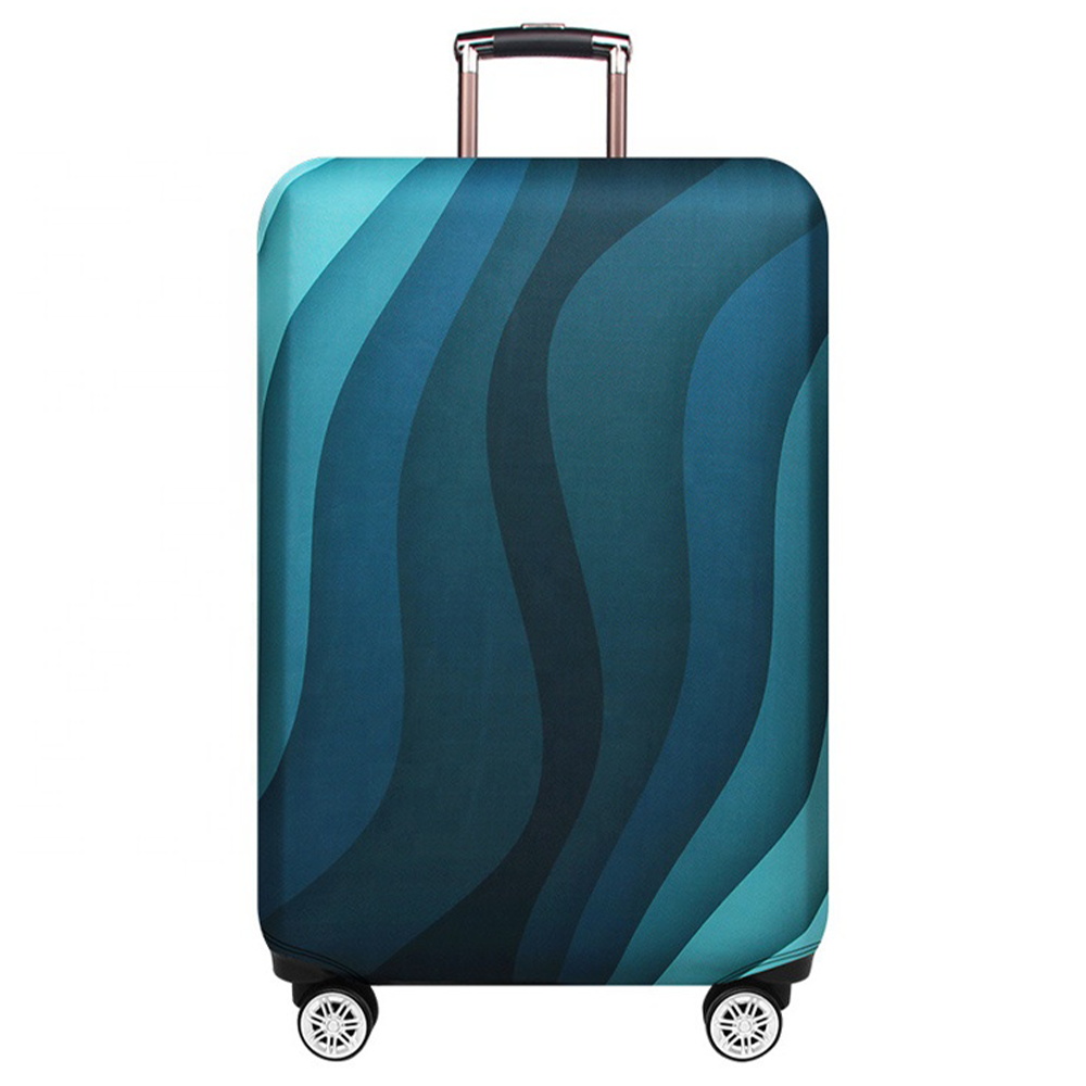 Stamp Travel Luggage Cover Washable Suitcase Protector - Fits 18