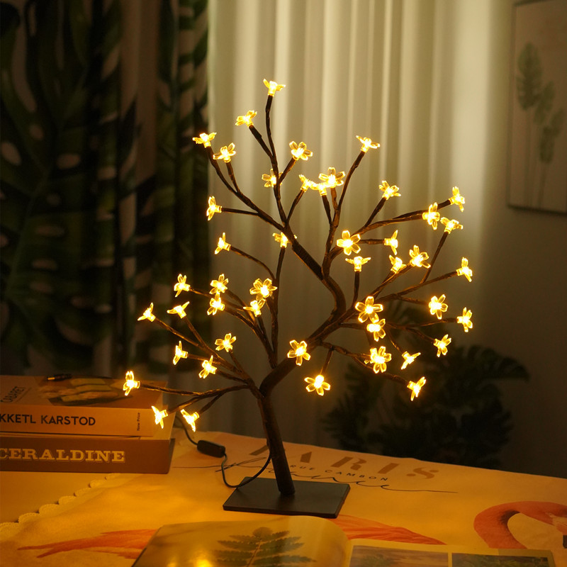 1pc 24 LED Arbre De Pâques Scintillant Ornements D'arbre - Temu France