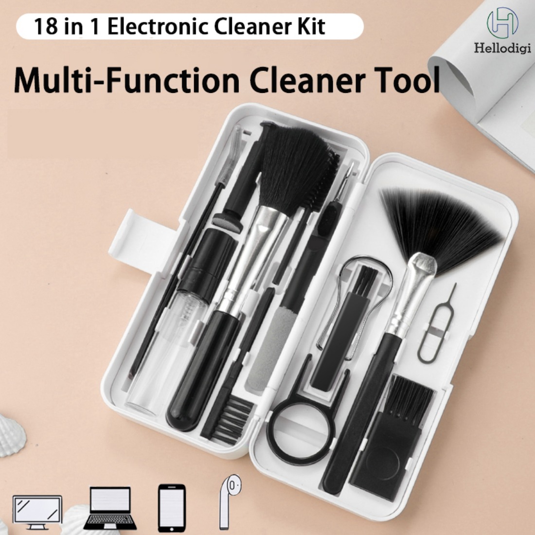 3 In 1 Multifunctional Cleaning Kit - HBX068 - IdeaStage Promotional  Products