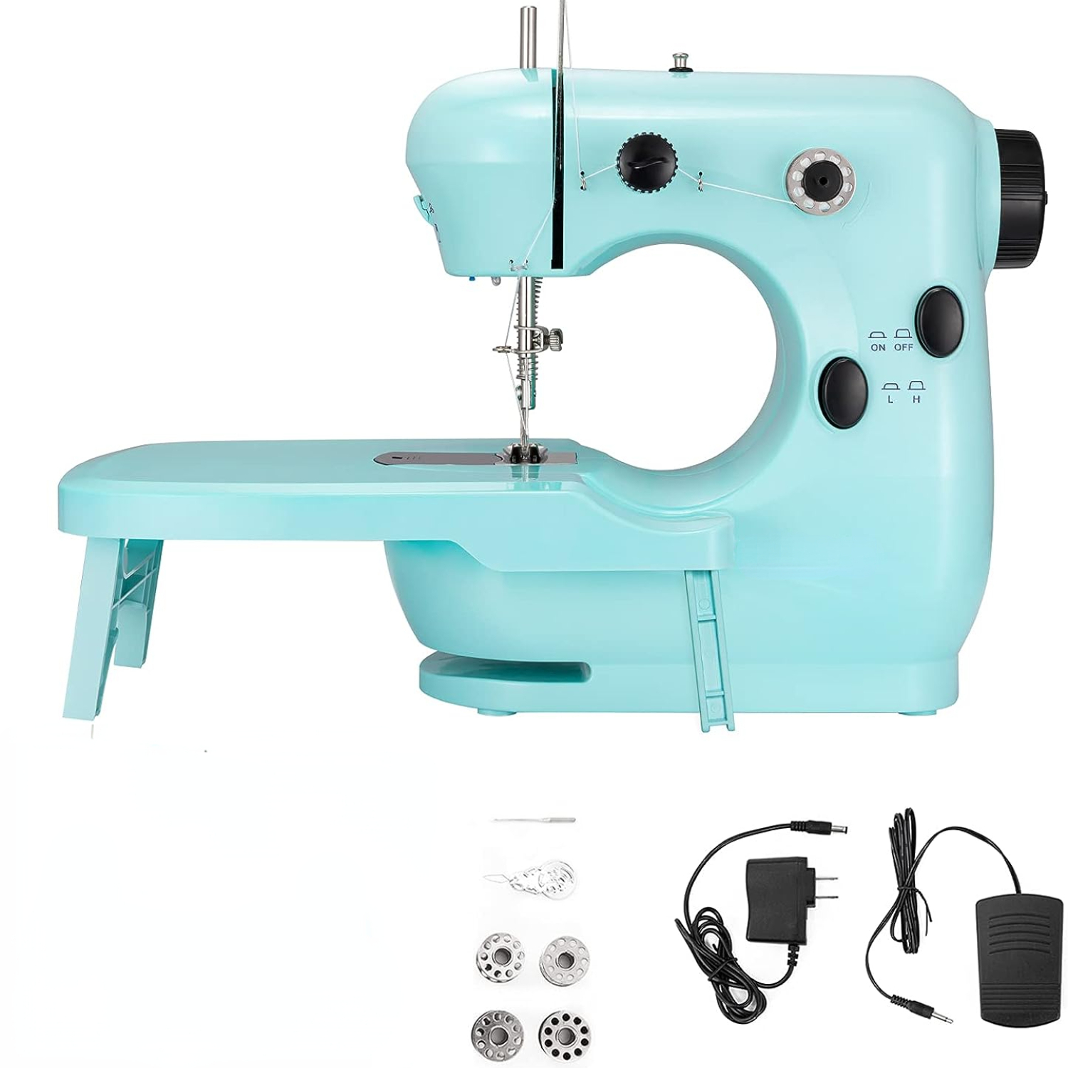 1pc Portable Handheld Sewing Machine - Quick Stitching Tool For Cloth,  Clothing And Kids Clothes - 2 Coils Included (Battery Not Included)