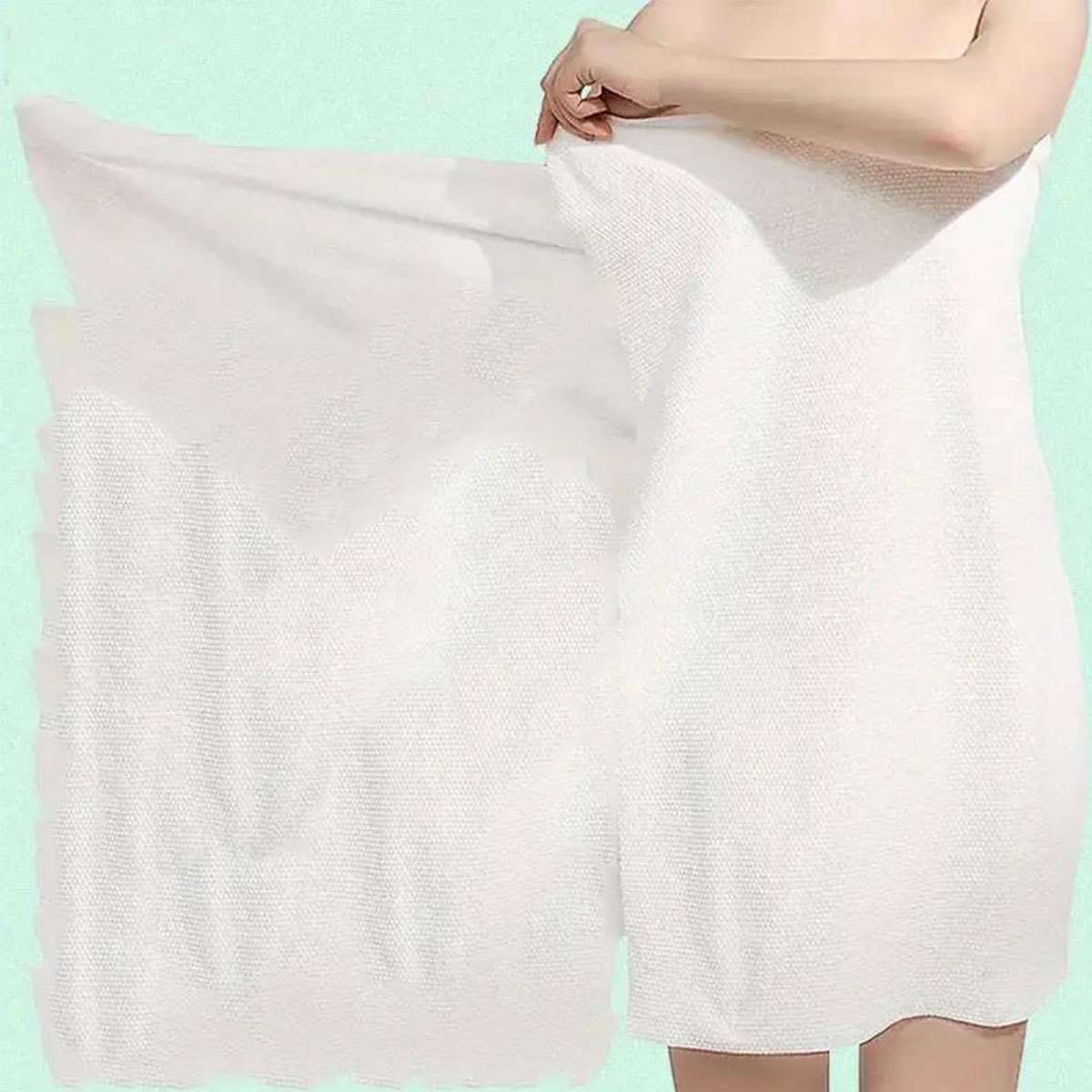Cotton Bath Towels Set, 25pcs Disposable Bath Sheets for Spa & Travel