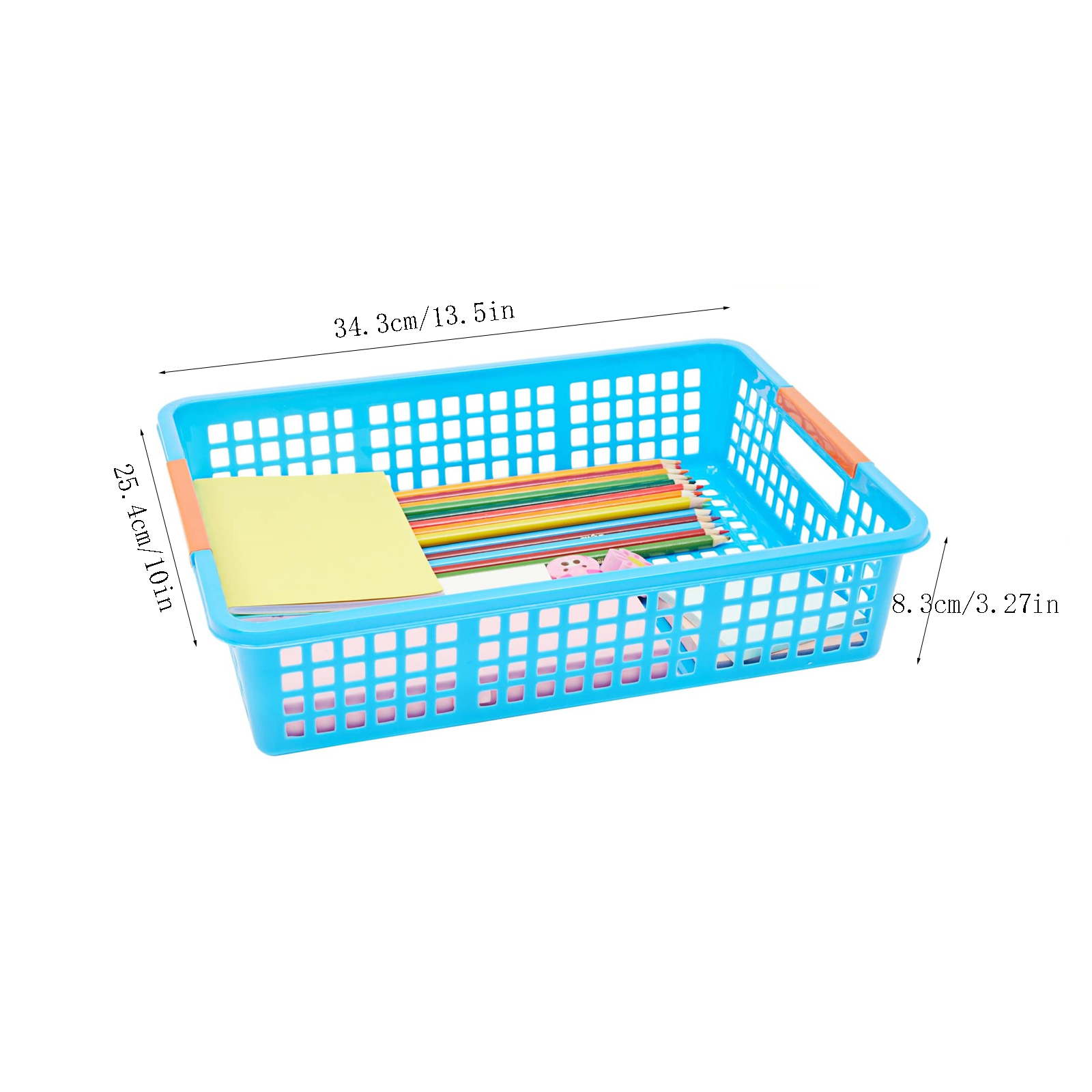 Plastic Rectangular Storage Basket Classroom Stationery - Temu