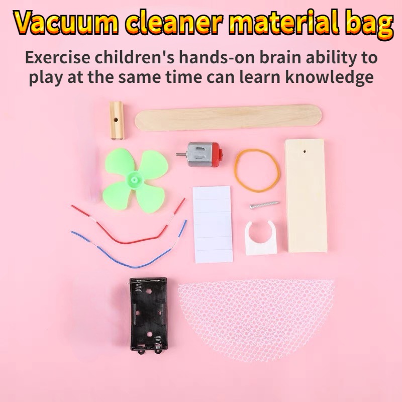 1pc Pink Miniature Vacuum Cleaner Toy For Pretend Play Kitchen