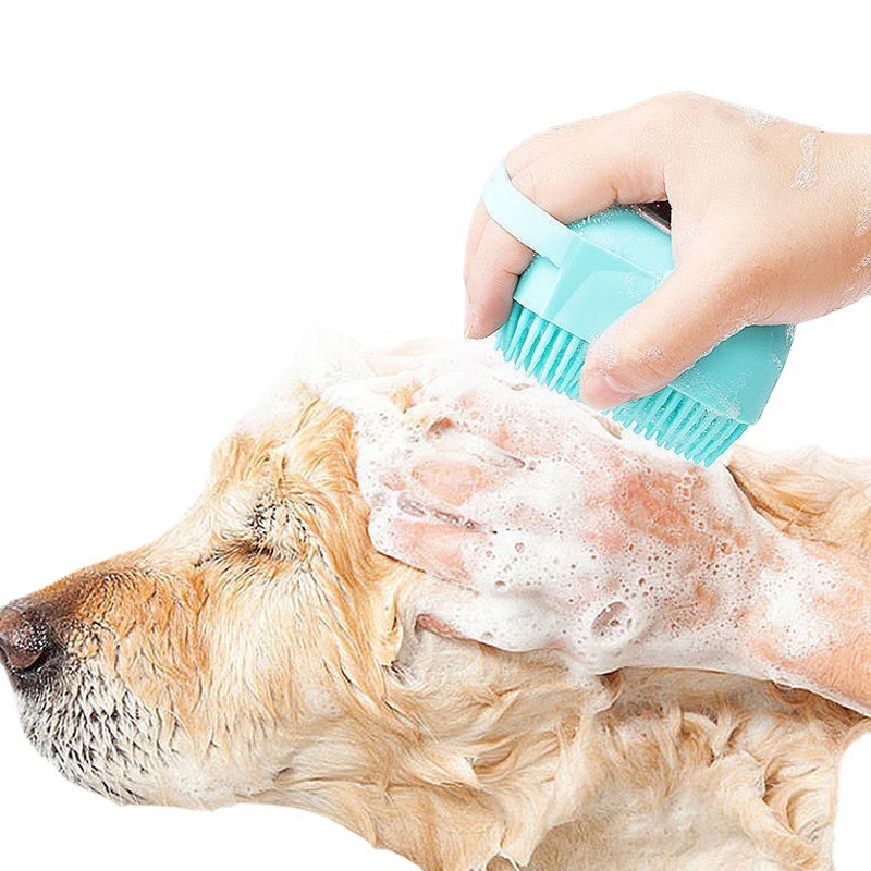 Pamper Your Pet With This Soft Silicone Dog Cat Bath Brush - Temu