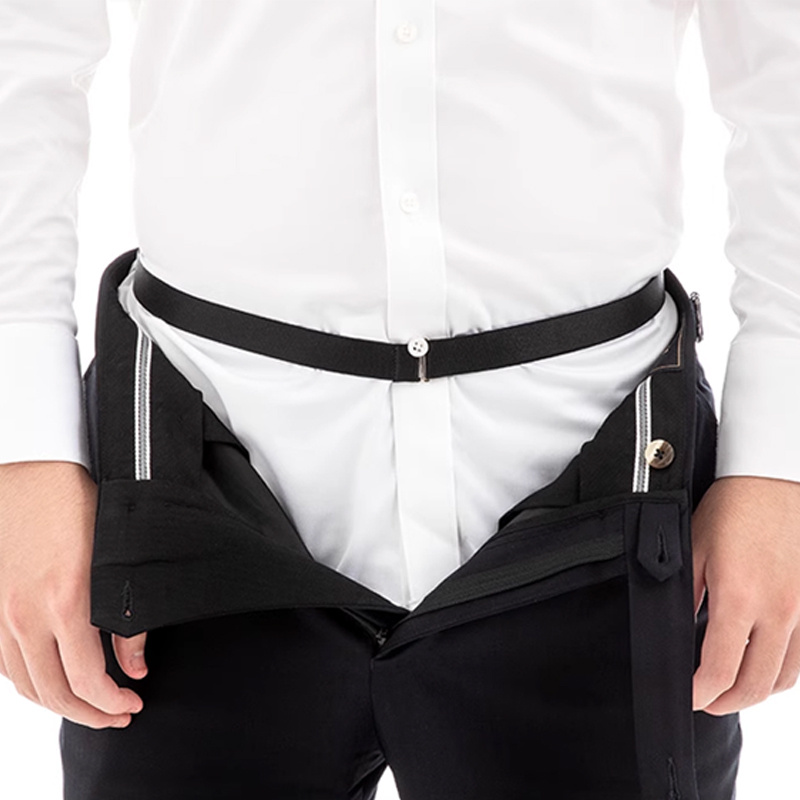 Men's And Women's Shirt Stays Belt Adjustable Elastic Fixing - Temu