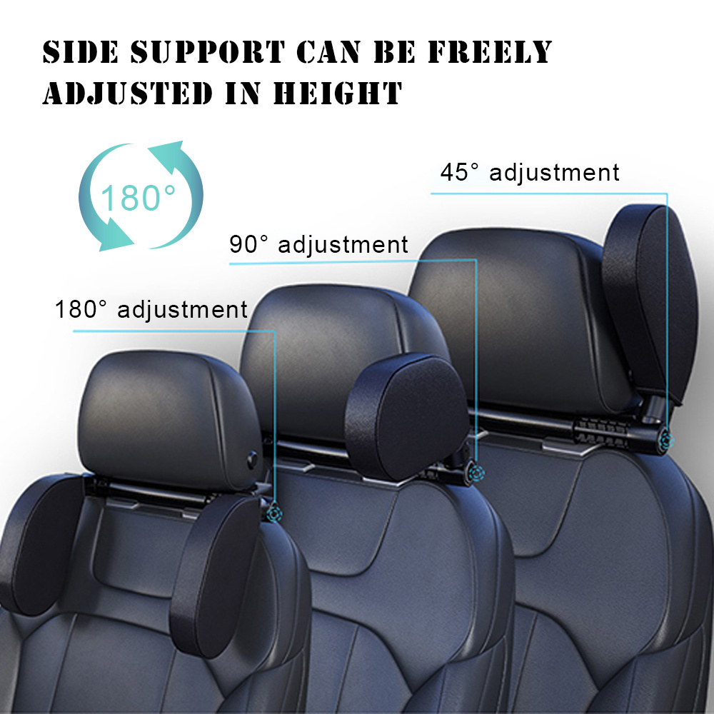 ヘッドレスト枕、カーシート頭頸部サポート、調節可能な旅行車の睡眠枕