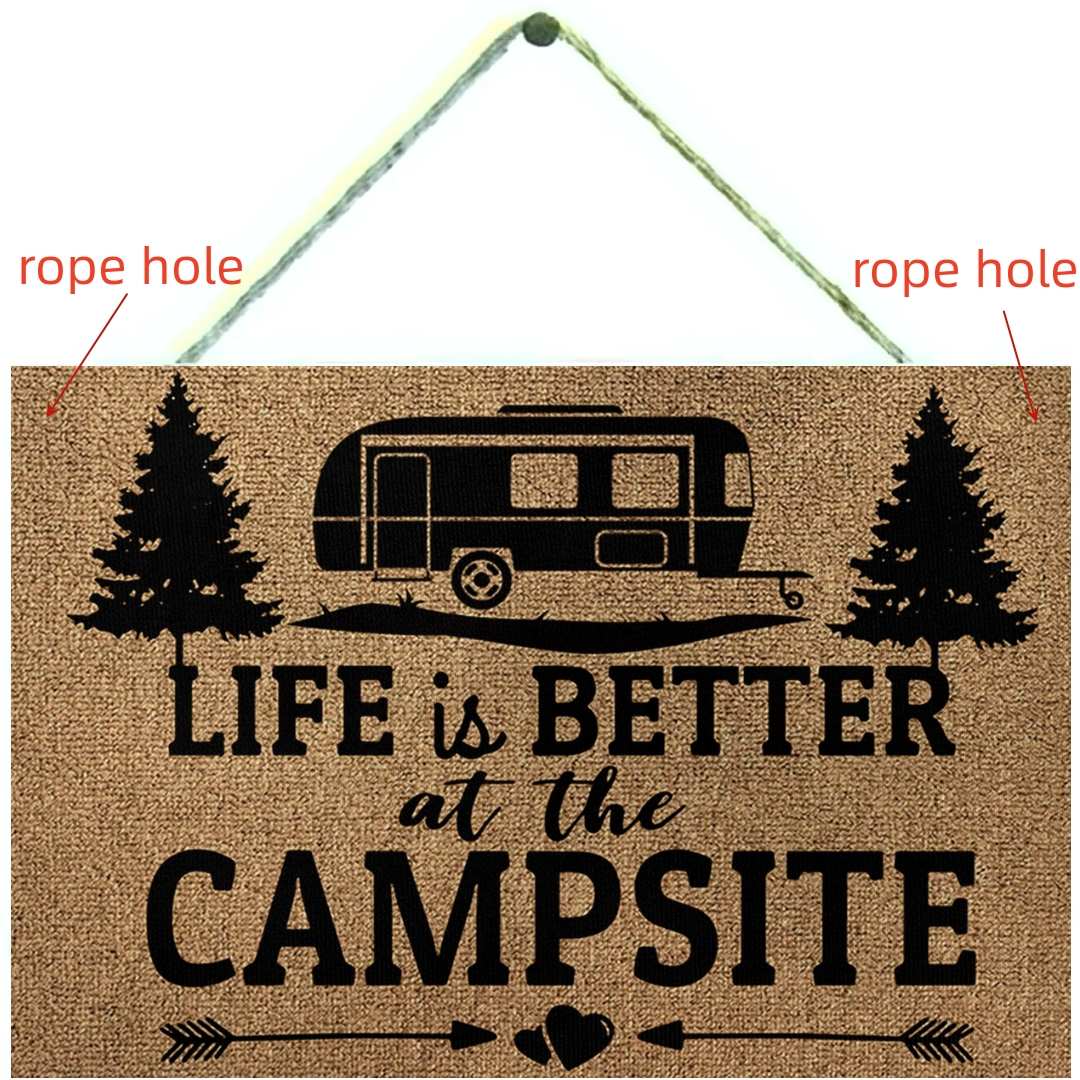 Bring A Smile To Your Campsite With This Fun Rv Doormat - Temu