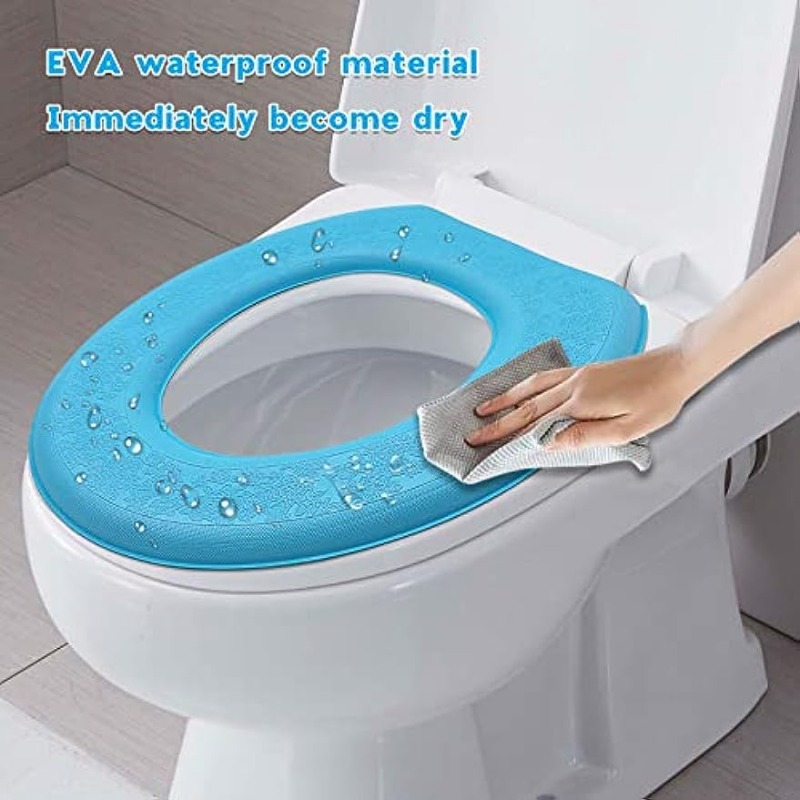 Toilet Seat Cover Waterproof Quick Drying Washable Thicken EVA