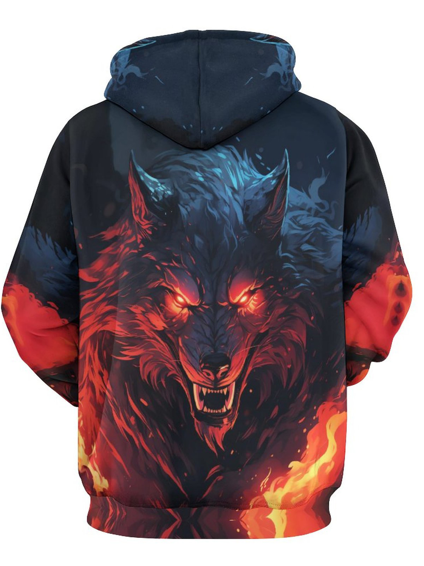 Fire and ice 2024 wolf hoodie amazon