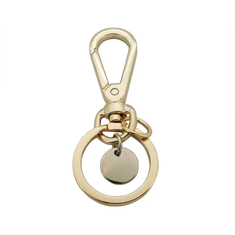 Lobster Claw Clasps Keychain Ring, Metal Lobster Clasp Swivel Trigger Clips Key Chain Ring for Craft Jewelry, Jewels Making,Temu