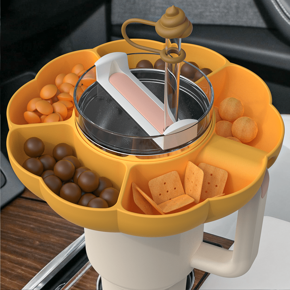 Snack Bowl For Stanley 40 Oz Tumbler,reusable Snack Tray Cup Accessories  Fits For Stanley Cup 1.0/2.0, For Car Cup Holder/stadium/cinema