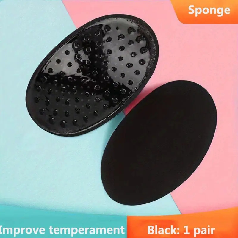 1pair Soft Anti Slip Self Blazer Shoulder Pads For Women Clothes Sponge