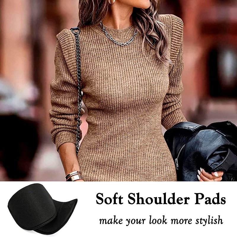 2 Pairs Large Shoulder Pads for Womens Clothing, Reusable Soft Silicone  Shoulder Pads, Anti Slip Shoulder Pads for Women Clothing Dress