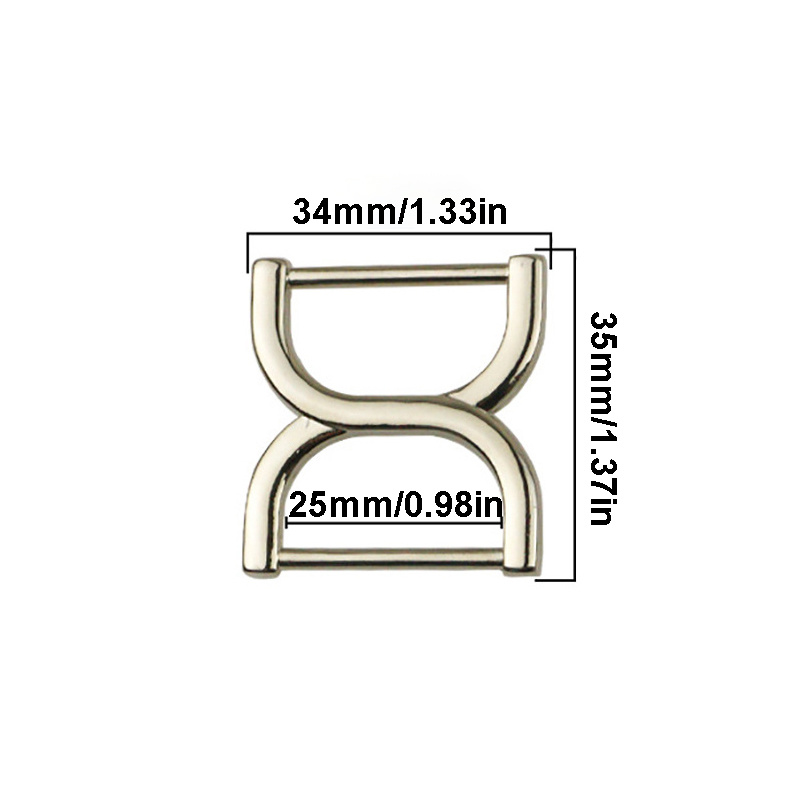 1pc Double D Ring Buckle Multifunctional Adjustable Purse Loop Rings Clip  Hooks Rectangular Connectors Diy Handbag Bag Keychain - Sports & Outdoors -  Temu Canada