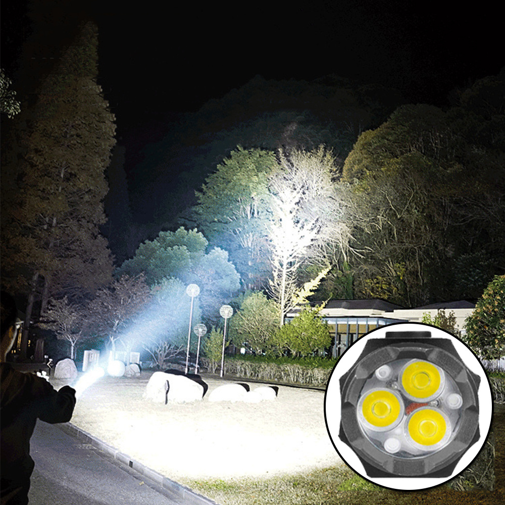 High Power Led Flashlights Camping Torch 5 Lighting Modes Aluminum