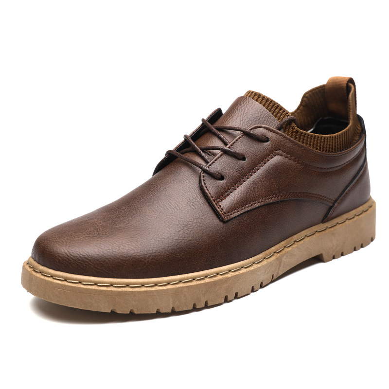 GENERICO Zapatos Formales Para Hombre Modelo Derby Puntiagudos 7424