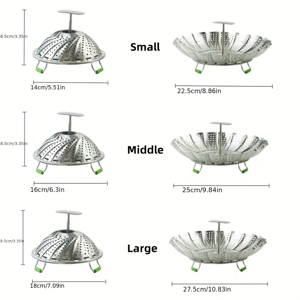 Large Stainless Steel Multifunctional Steaming Tray For - Temu