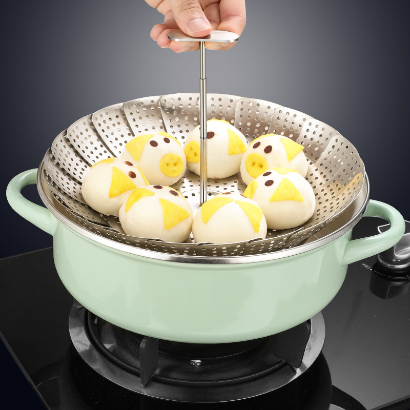 Large Stainless Steel Multifunctional Steaming Tray For - Temu