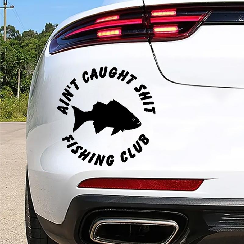 Bass Fish Decal Truck Funny Bass Fishing Stickers Cool Vynl Vehicles Toys  Truck