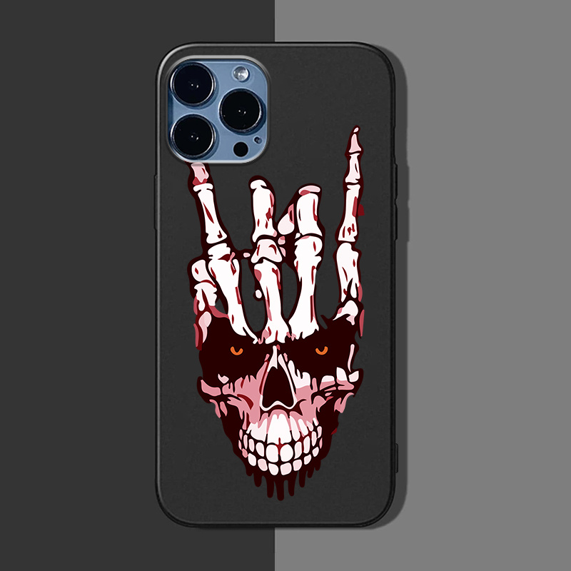halloween palm ghost graphic phone case Temu United Arab Emirates