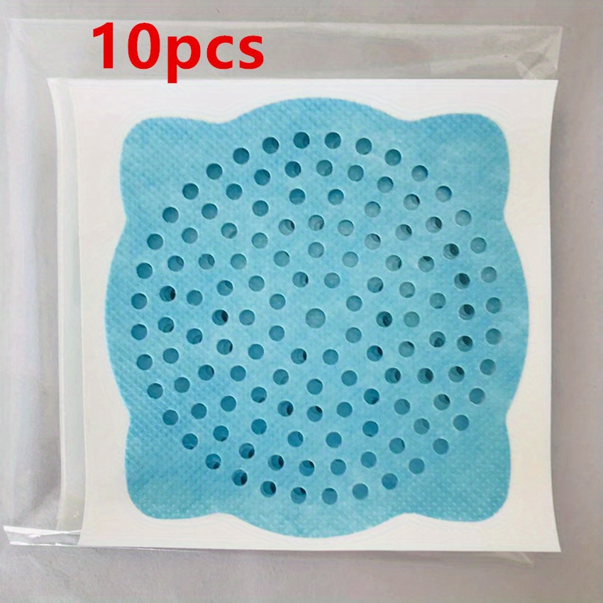 10PCS Disposable Shower Drain Sticker Drain Pipe Hair Extender