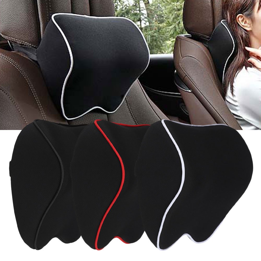 Memory Foam Car Neck Pillow, Ergonomic Neck Support Pillow for Driver or  Front Passenger Seat