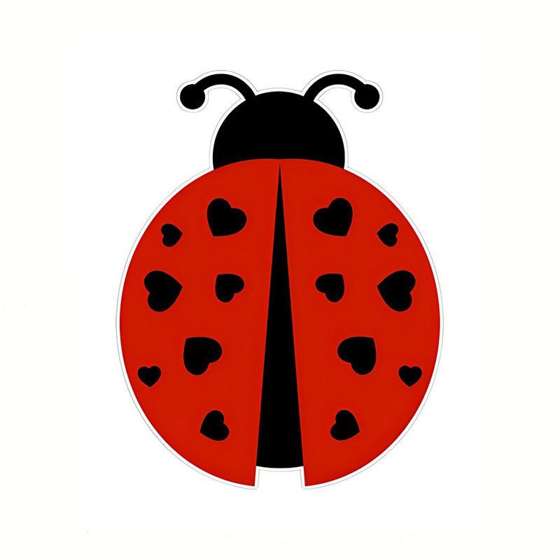 Adorable Ladybug Sticker