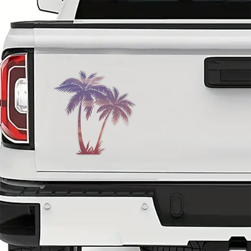 Palm Tree On Island Car Stickers For Car Truck Motorcycle - Temu