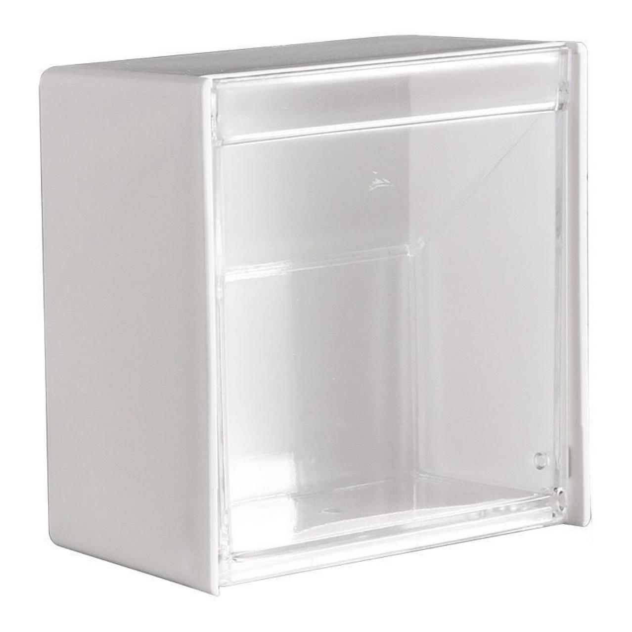 Wall Mounted Storage Box, Flip Lid Cotton Swab Storage Box