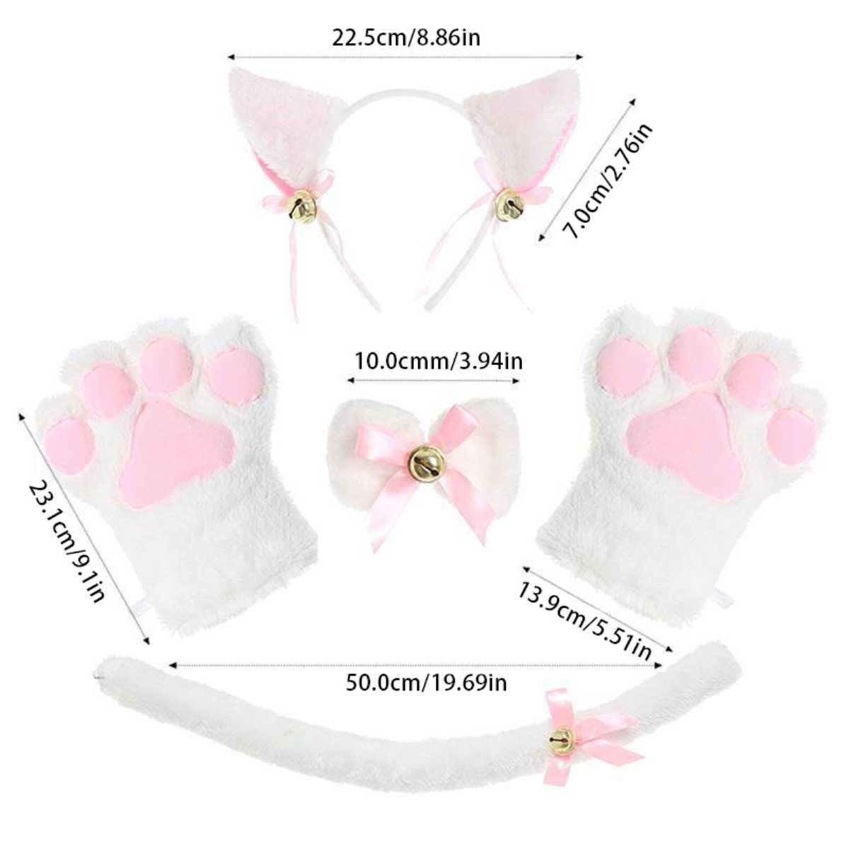 Cat Paw & Ears Underwear Set