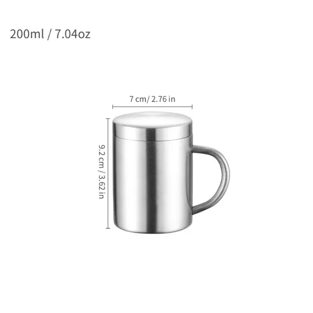 Double Anti scald Tea Cup 304 Stainless Steel Insulated Cup - Temu