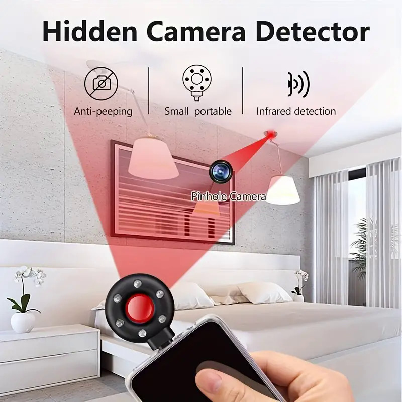Cámara espía inalámbrica más pequeña, detector de cámara oculta HD1080P,  mini cámara inalámbrica, cámara de monitor de bebé para el interior del