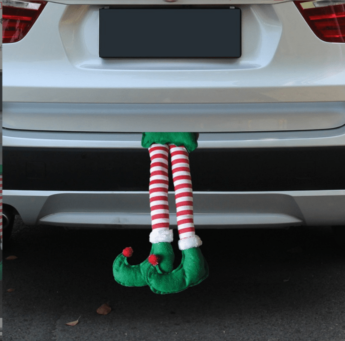  Carbella Trunk Elf Legs Christmas Car Decoration