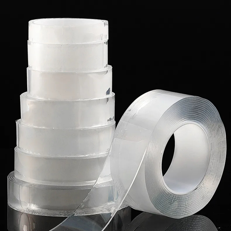 Transparent Nano Tape Washable Reusable Double sided Tape - Temu