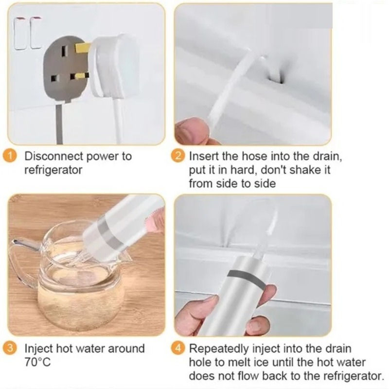 5 Pcs Refrigerator Drain Hole Clog Remover Cleaning Tool, Reusable Fridge  Dredging Kit, Clean Drain Outlet Dredging Tool, for Kitchen Drain Pipe, for
