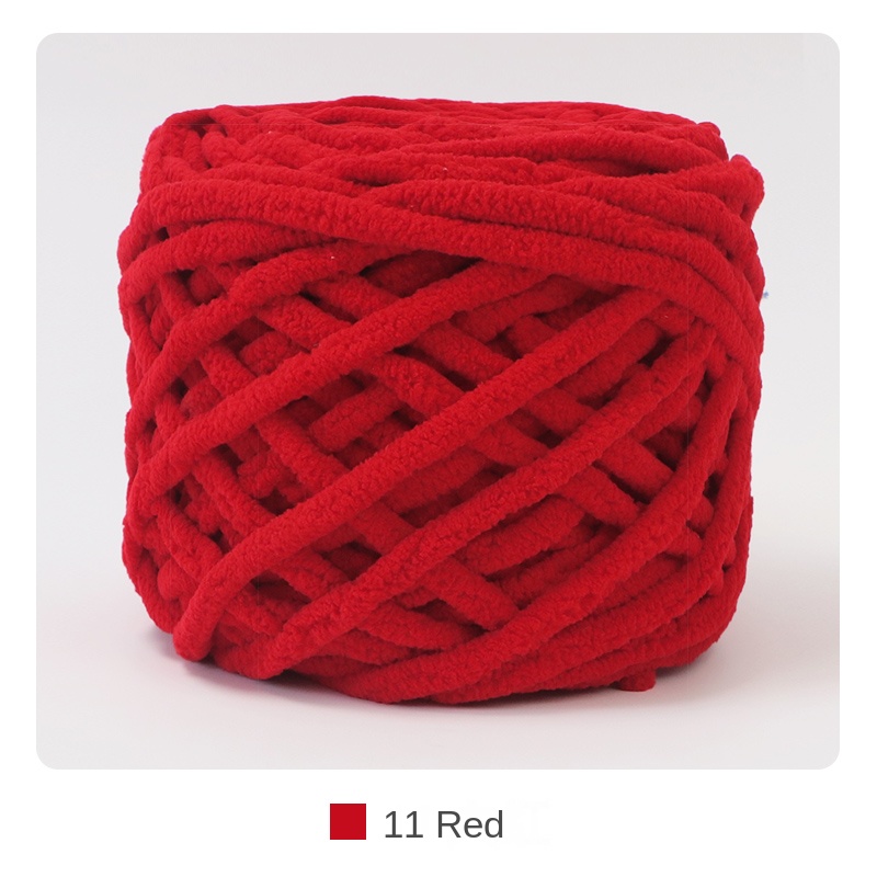 Thick Woolen Yarn Hand knitted Scarf With Ice Strip Thread - Temu